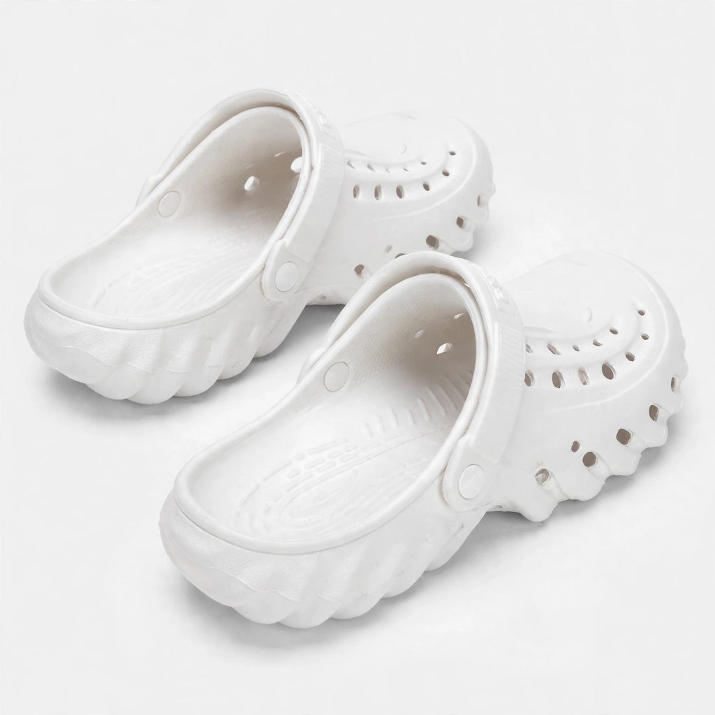 men's white clogs