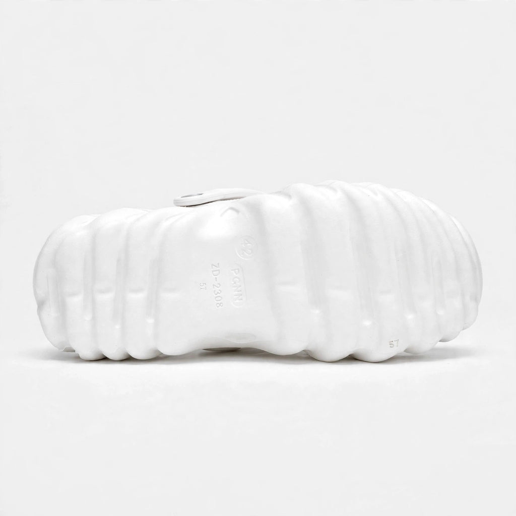 men's white clogs