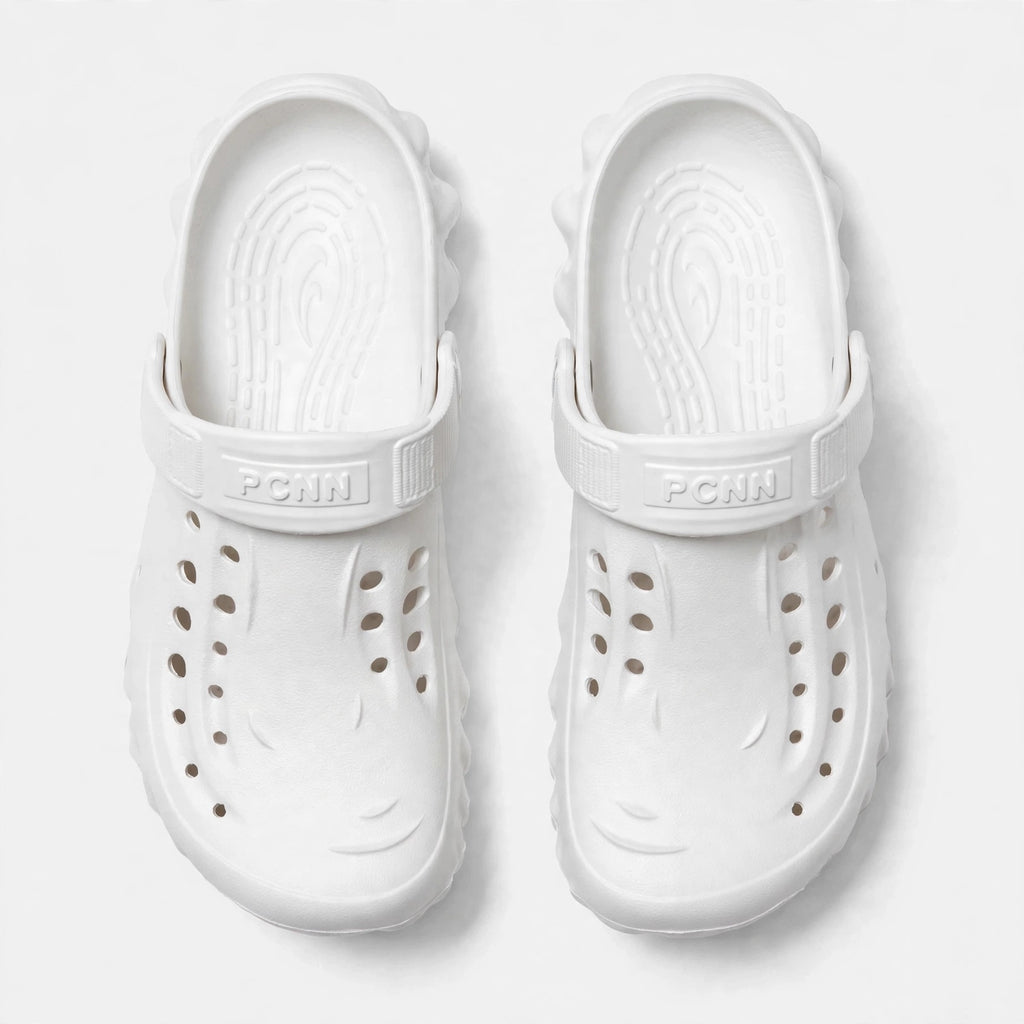 men's White clogs