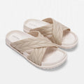 Women's Cross Slide - Beige