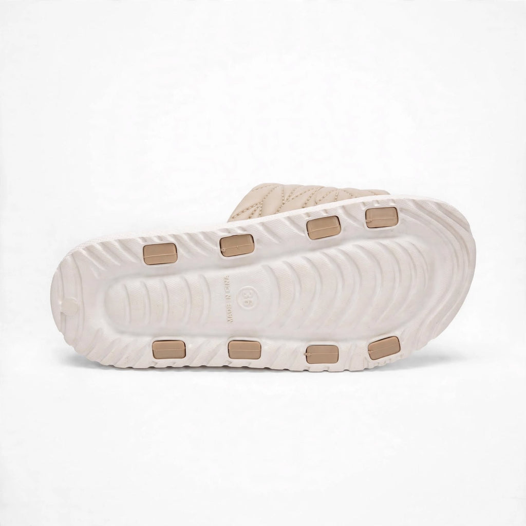 Women's Cross Slide - Beige