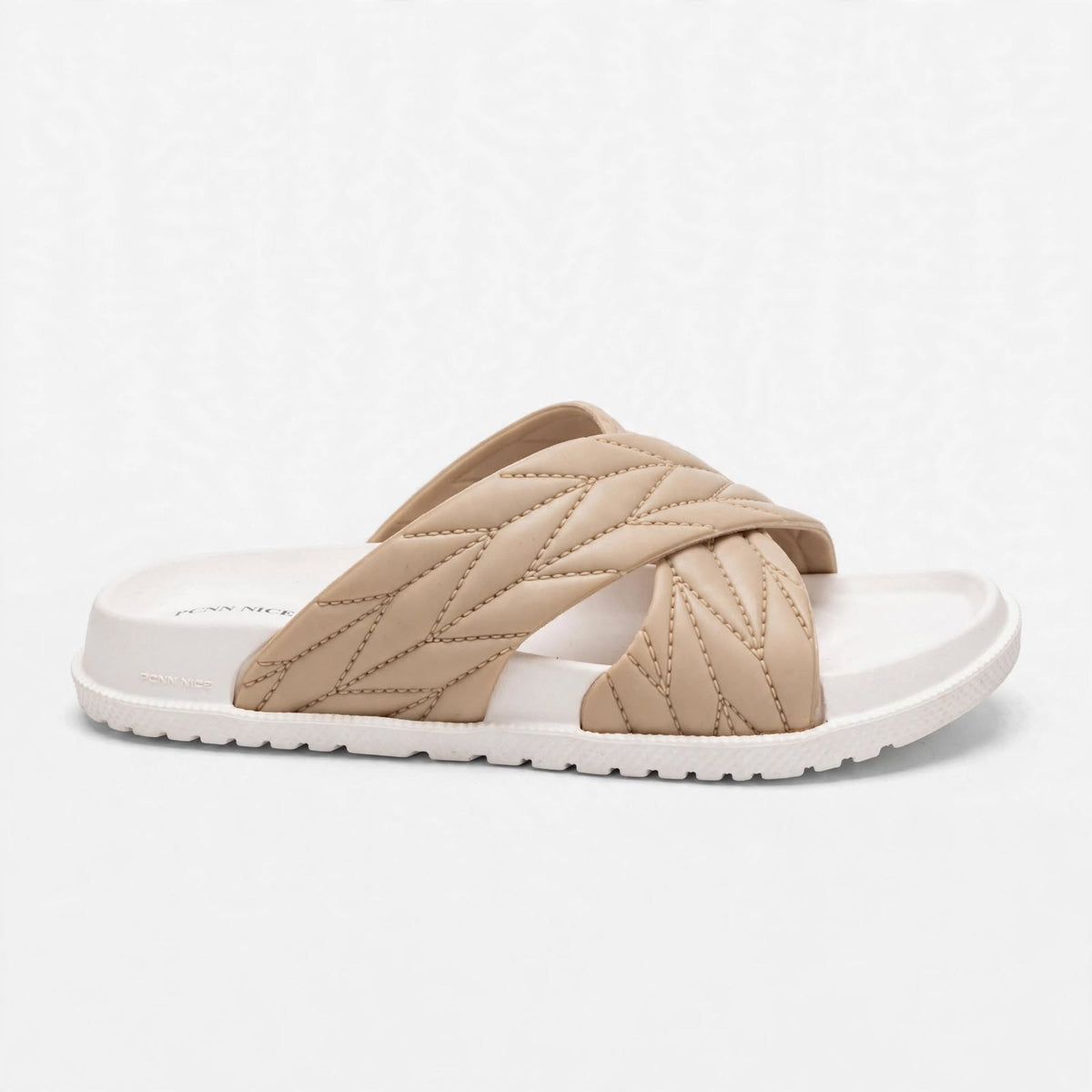 Women's Cross Slide - Beige