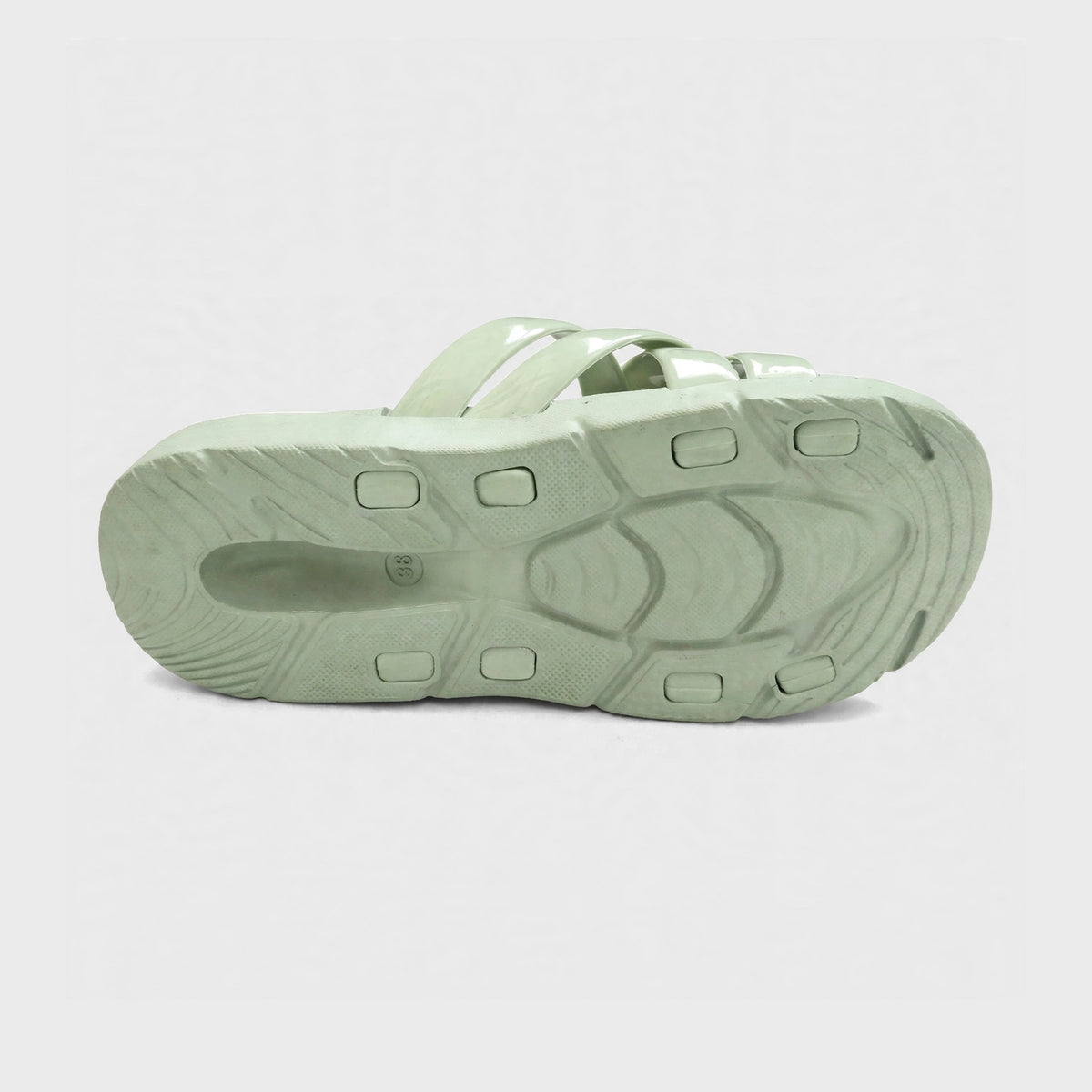 Women's Criss-Cross Slide - Green