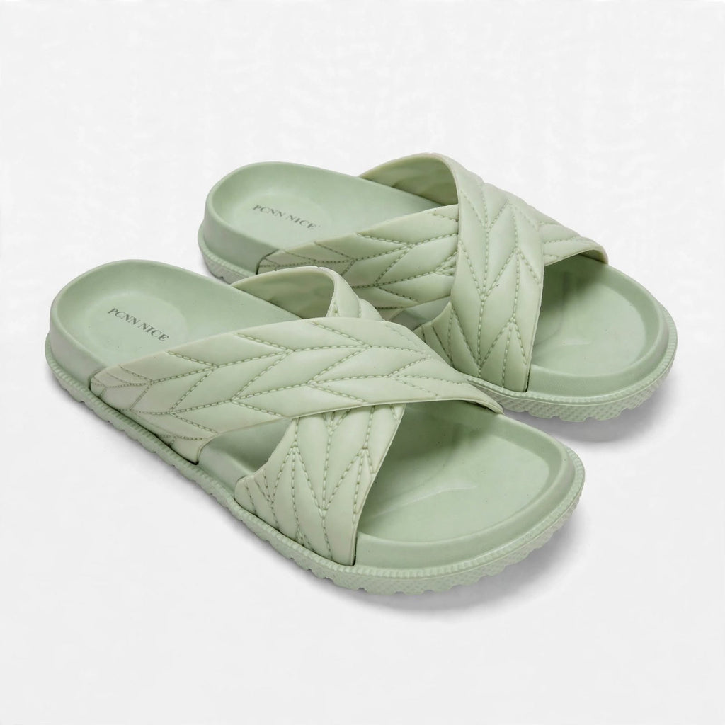 Women's Cross Slide - Green